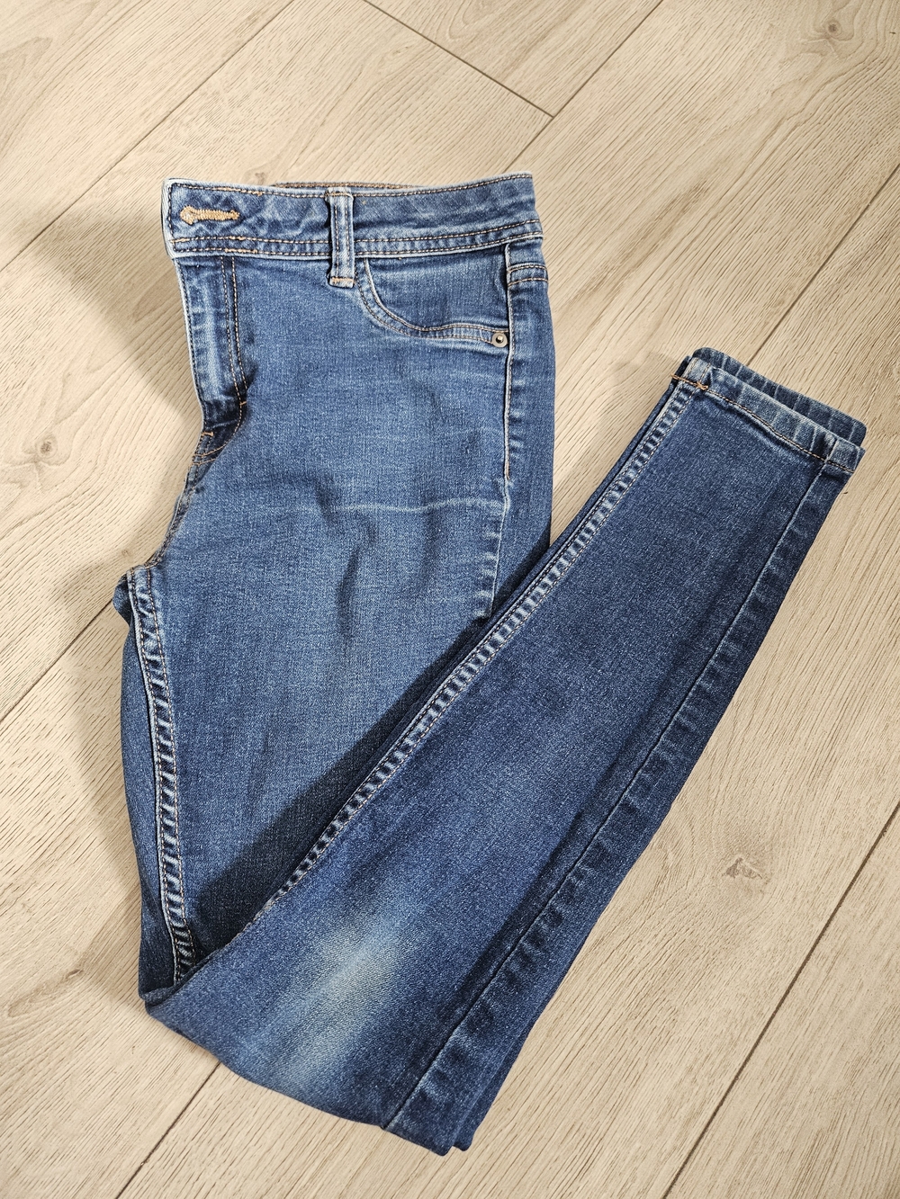 George Womens Size 4 Medium Wash Skinny Fit Stretch Denim Jeans